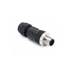 Connecteur mâle M12, 8 pol., codage A IP67, 2A, non-blindé